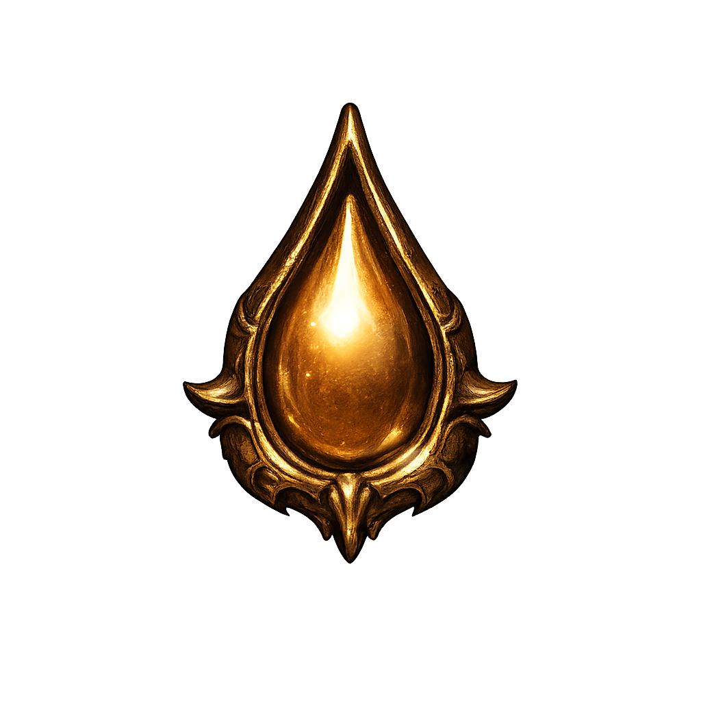 WATER gold drop